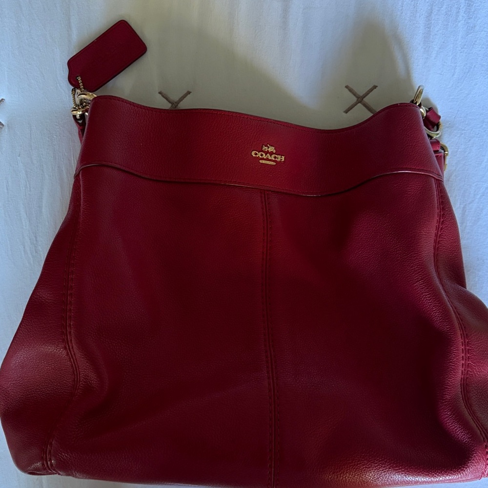 Coach Edie Pebbled Leather Shoulder Bag F57545